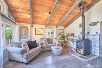 New woodstove to keep you cozy and dry in the winter months