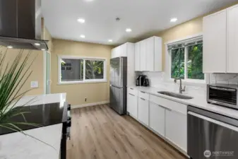 Completely updated kitchen with ALL SS appliances.