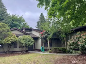 Another view of home.  Note the mature landscaping!