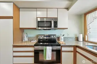 Stainless Appliances and Quartz Counters