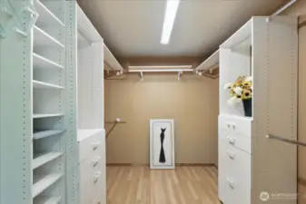 Primary Walk-in Closet