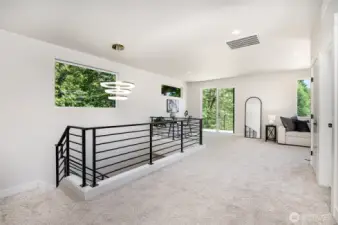 Upper floor spacious landing and Loft