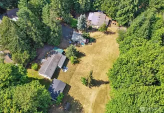 Lots of level land to choose from in determining a perfect home site.