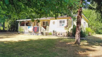 6321 is the first home you come to upon entry.
