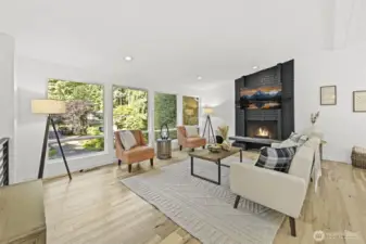 XL double pane Windows w/Tons of Natural Light & Vaulted Ceilings