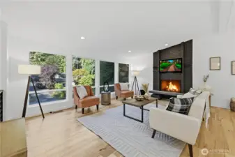 Vaulted ceilings on the main floor
