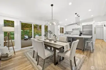 Spacious Dining Room w/Deck Access Perfect for Entertaining!