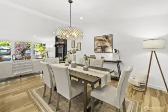 Dining Room is Spacious & has Seating for up to 10!