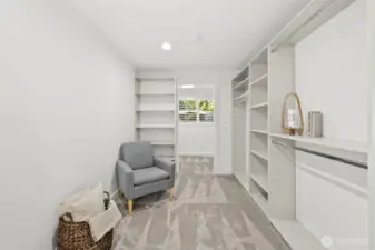 Extremely Generous Closet that Flows into the Next Room!