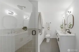 Primary 3/4 bath all new