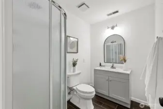 Downstairs Remodeled 3/4 Bath