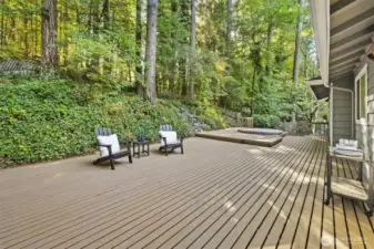 Refreshed Deck, Extends the Entire Length, Great for BBQ & Entertaining!