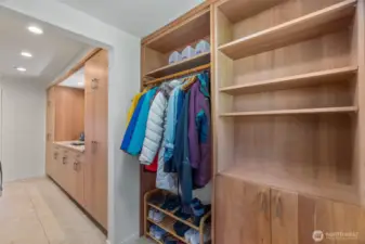 Room for everything....coats, shoes, hats, keys and more