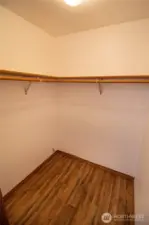The walk-in closet for Bedroom #2!