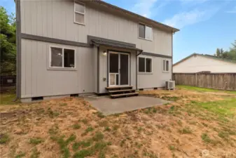 Welcome to the fully fenced backyard!