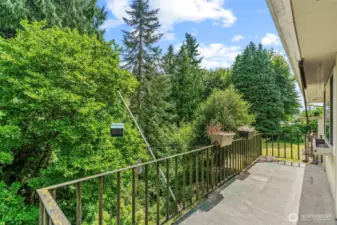 Private Deck off the Dining Room