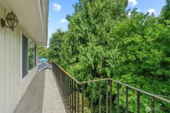 Private Deck off the Dining Room