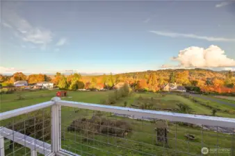Spectacular view from the primary bedroom balcony!