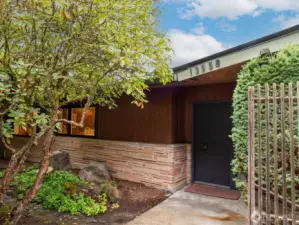 From the inside out, this home oozes Midcentury Modern.