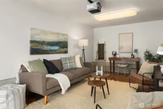 Attached garage has radiant floor heating and can be used as an additional 300sf of living space.