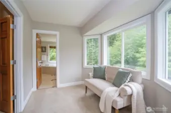 Plenty of room for Sunny Reading Nook across from Large WIC