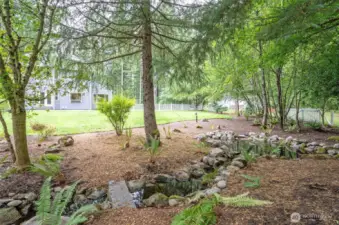 Lovely Water Feature Winds gently through a portion of backyard