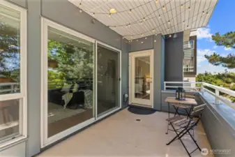 Enjoy your covered balcony all-year round.
