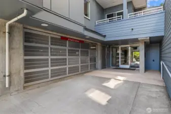 Secure entry and garage.