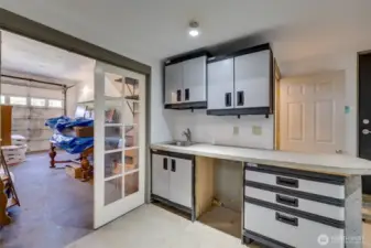 Interior of small bay