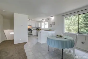 Dining room and Kitchen