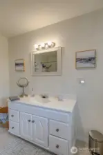 Upstairs bathroom.
