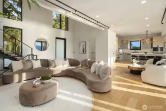 Designed for gathering – An airy great room blends comfort, style, and connection.