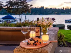The perfect vista for a sunset happy hour