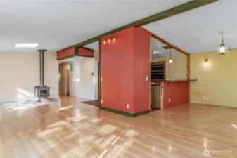 Bright, open floor plan.