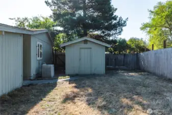 Garden shed.
