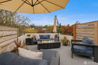 Front patio area