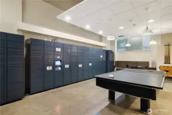 Package Hub and Game Room Amenity