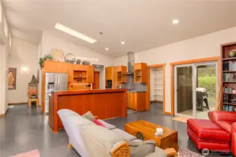 The open concept floor plan focuses on essential elements of zen inspired living and promotes well being.