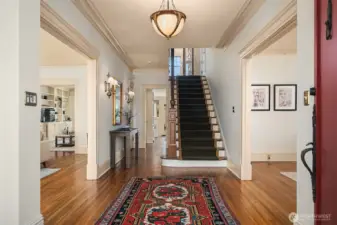 Grand entry with all of the details you expect.