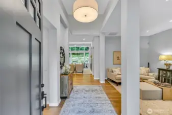 As soon as you step in the front door, you'll feel how calm and soothing the interior of the home is. The interior was painted in 2024 in a peaceful color palette.