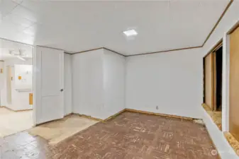 Storage in basement.