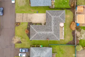 Aerial View of Roof