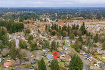 Aerial View of Location