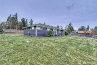 Here is the front yard along with the south side yard.