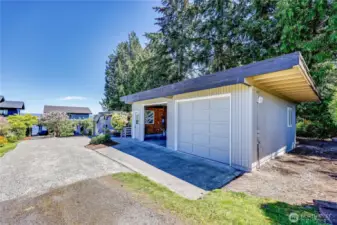 Large two car garage