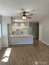 Dining into Kitchen