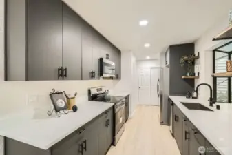Brand new stainless steel appliances