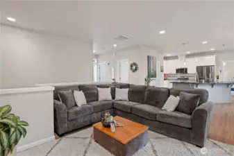 View of the Kitchen from the Living Room.