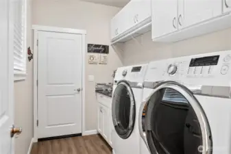 Utility Room on the main floor.