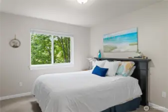 Lower level bedroom.
